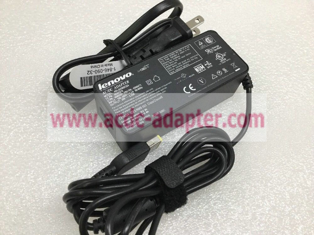 Original Lenovo 45N0291 45N0473 20V 2.25A 45W ADLX45NDC2A AC Adapter